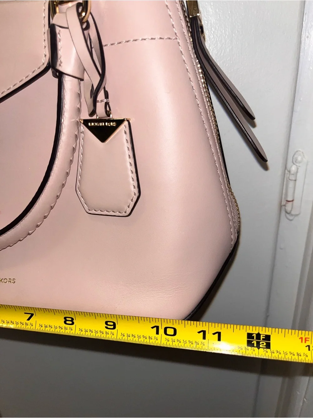 Michael Kors Blush Pink Leather Shoulder Bag with Matching Wallet